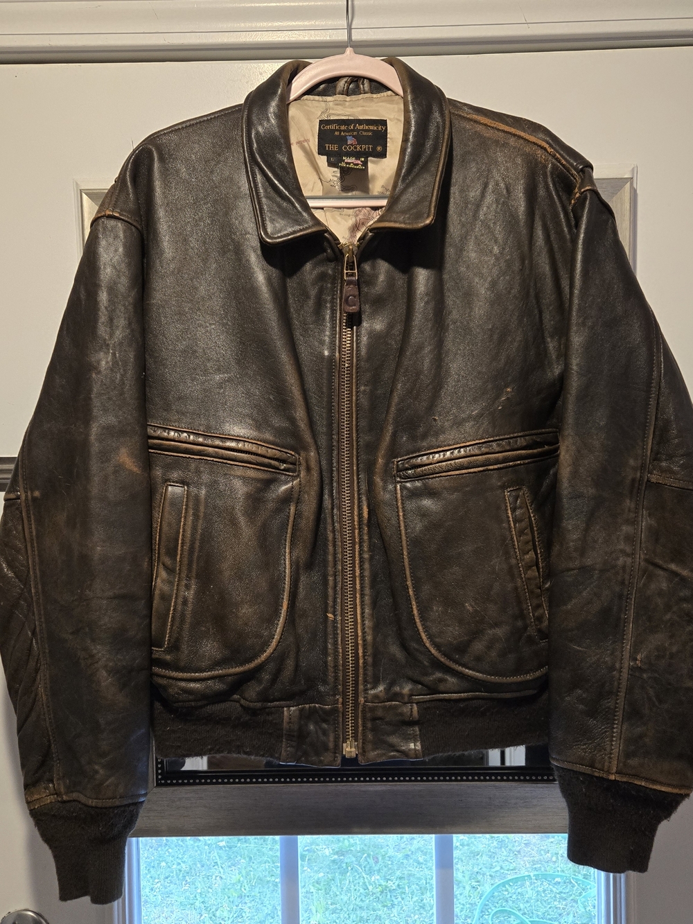 Cockpit USA The Mod Raiders Leather Jacket Made In USA
